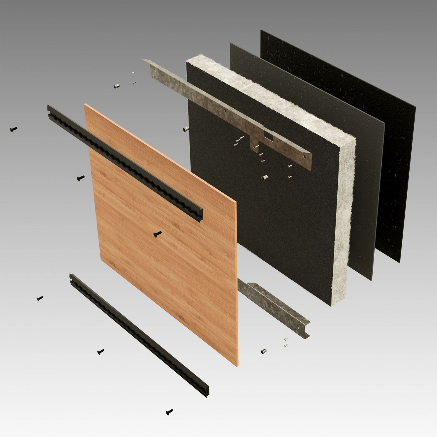 Adventure van cabin with blackout shades and insulated walls designed for four‑season vanlife