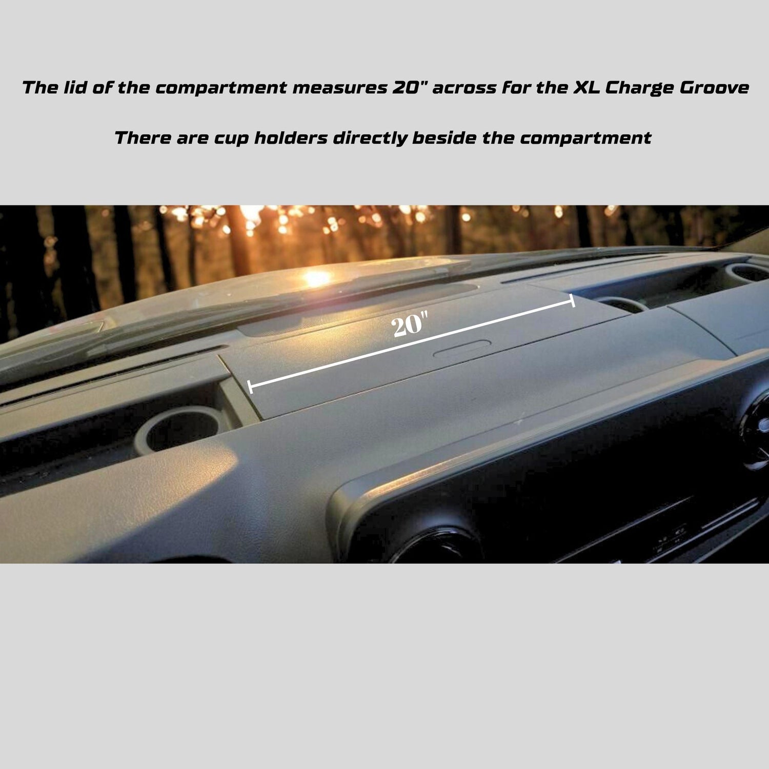 Charge Groove Mercedes Sprinter Console Cable Organizer