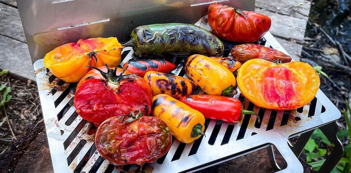 Charred Sweet Pepper & Tomato Salsa