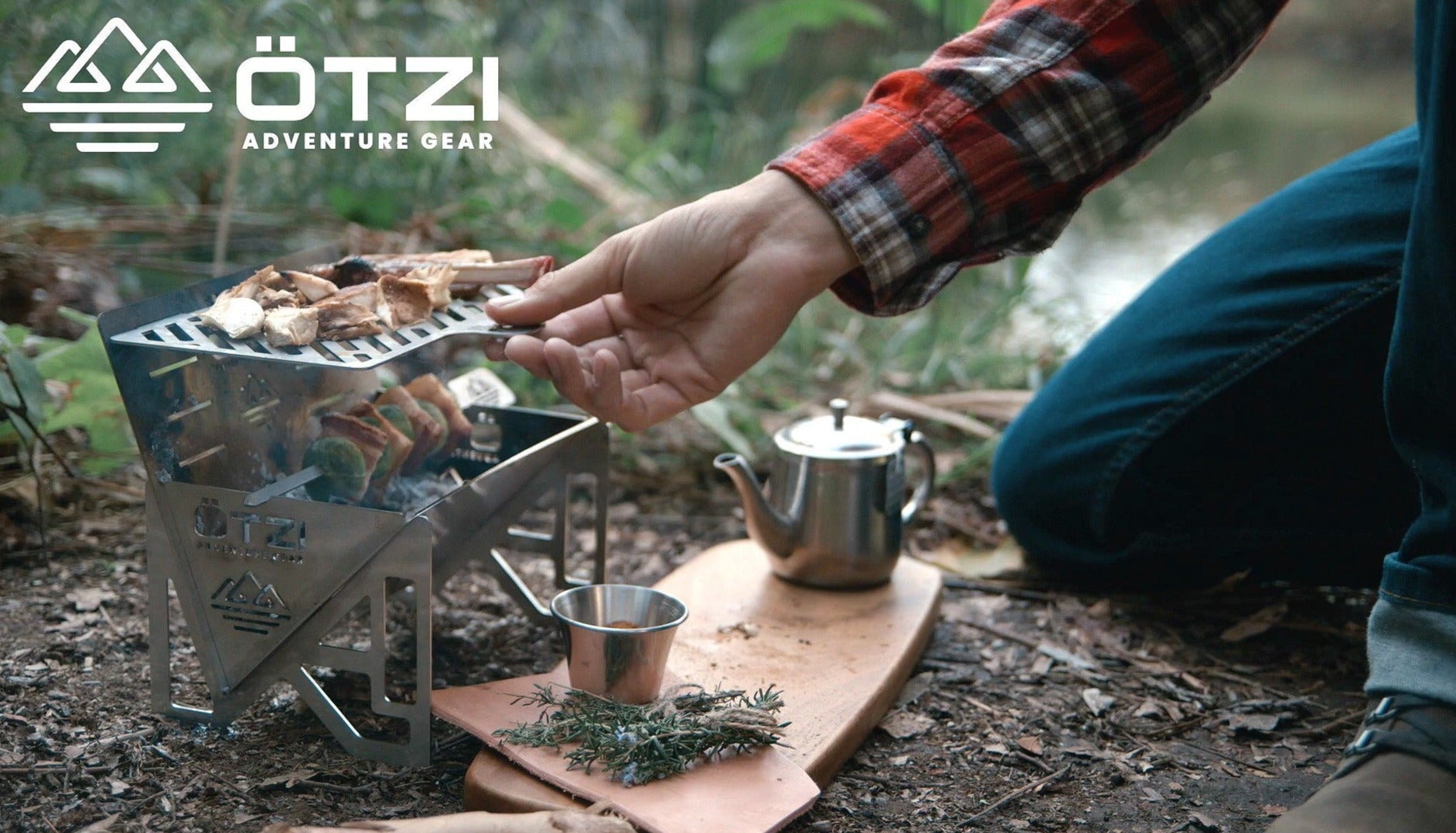 Otzi Spark Portable Stainless Steel Flat Pack Grill – Otzi