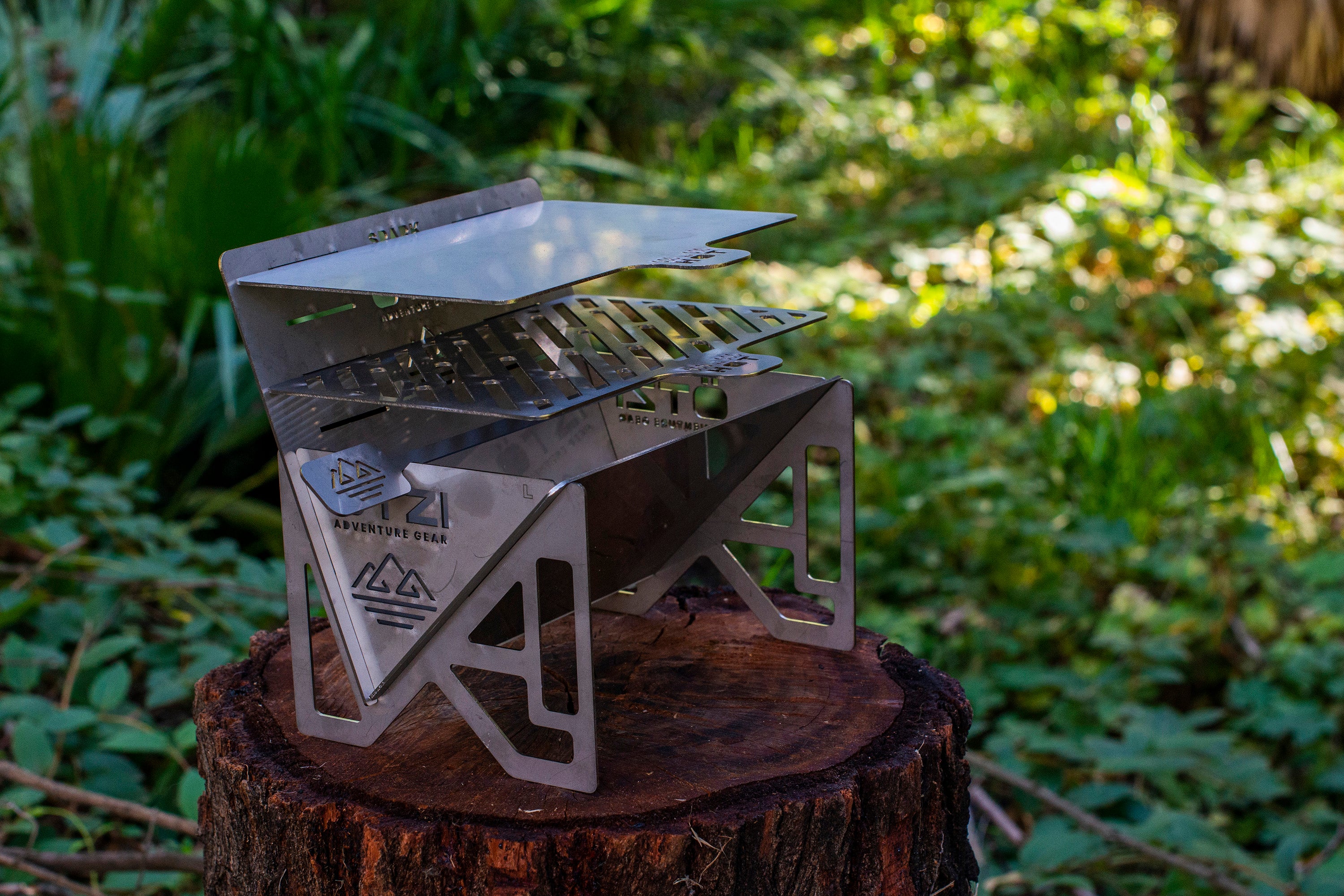 Otzi Spark Portable Stainless Steel Flat Pack Grill – Otzi