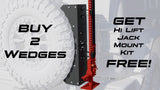 2 - Otzi ModRack Wedge Mounting Bracket + Free Hi Lift Mount Kit